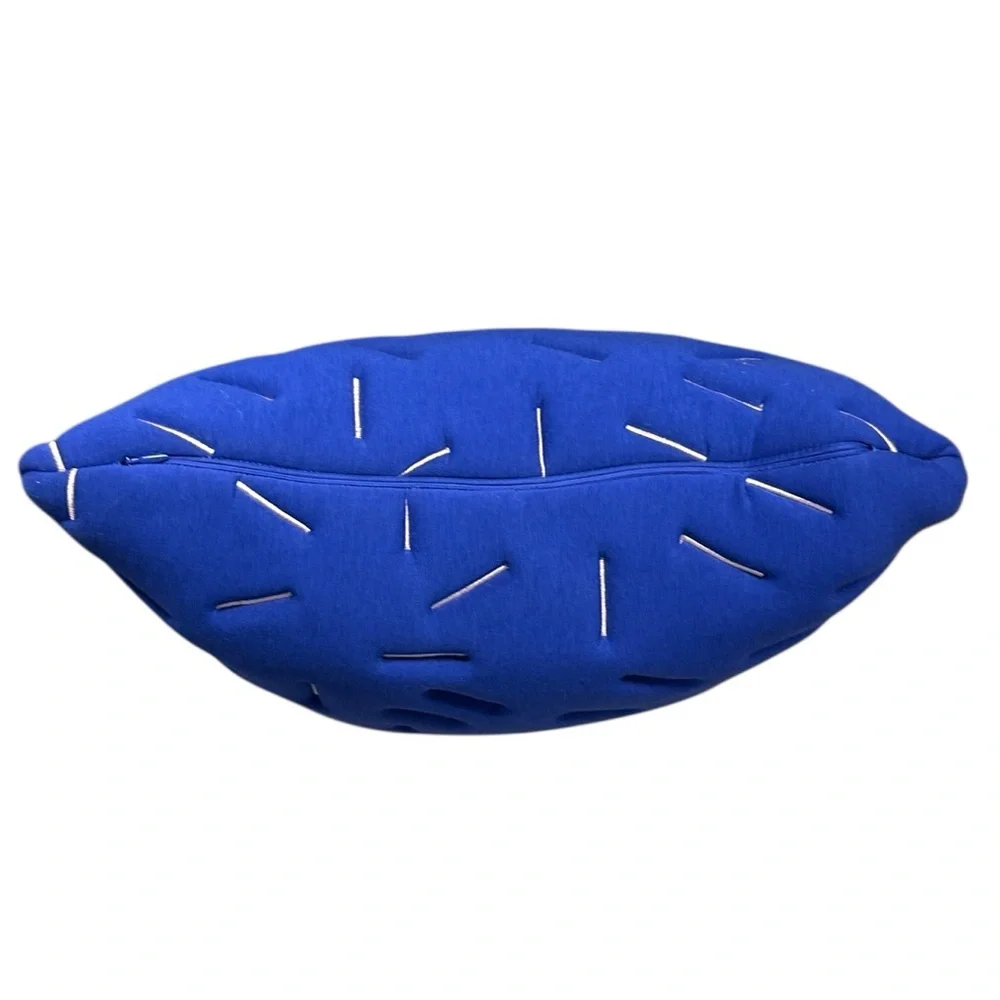 NOMESS Copenhagen Splash Memory Cushion Square Throw Accent Pillow Blue